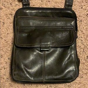 Black Leather Fossil Purse